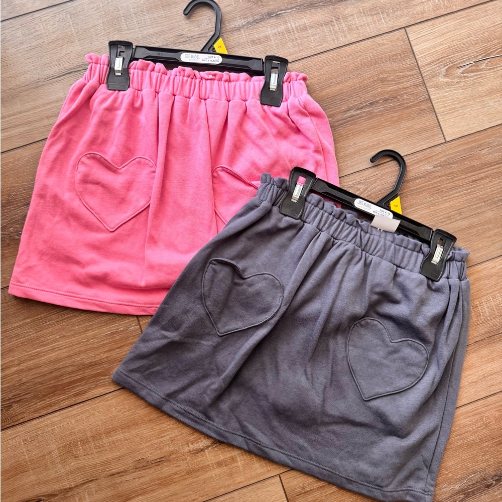 2 Pack Heart Pocket Skorts